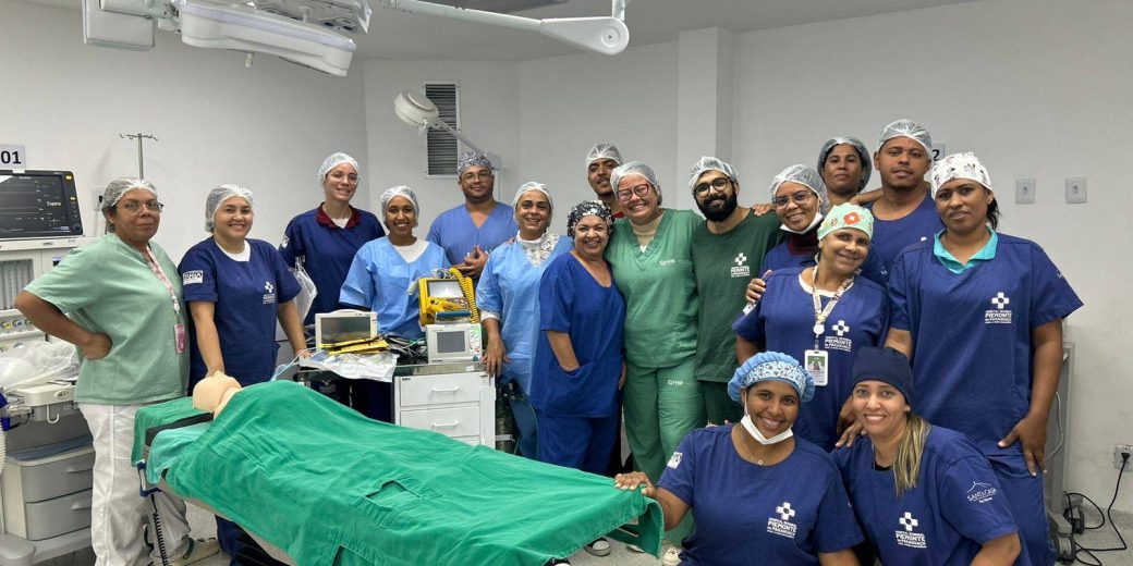Profissionais do Hospital Regional Piemonte do Paraguaçu são capacitados para atuação integrada em emergências intraoperatórias