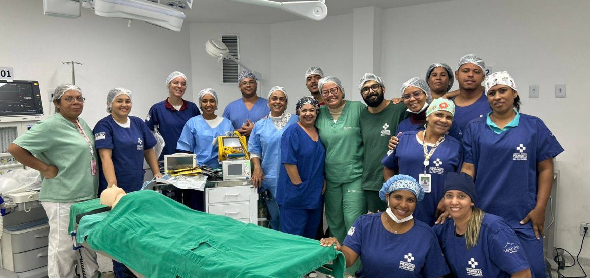 Profissionais do Hospital Regional Piemonte do Paraguaçu são capacitados para atuação integrada em emergências intraoperatórias