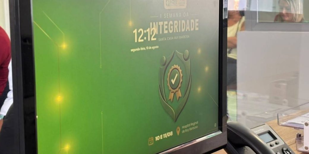I Semana da Integridade fortalece cultura de ética e segurança no Hospital Regional de Ruy Barbosa